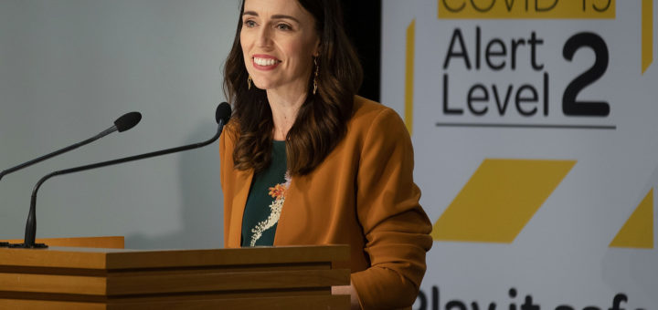 Jacinda Ardern.