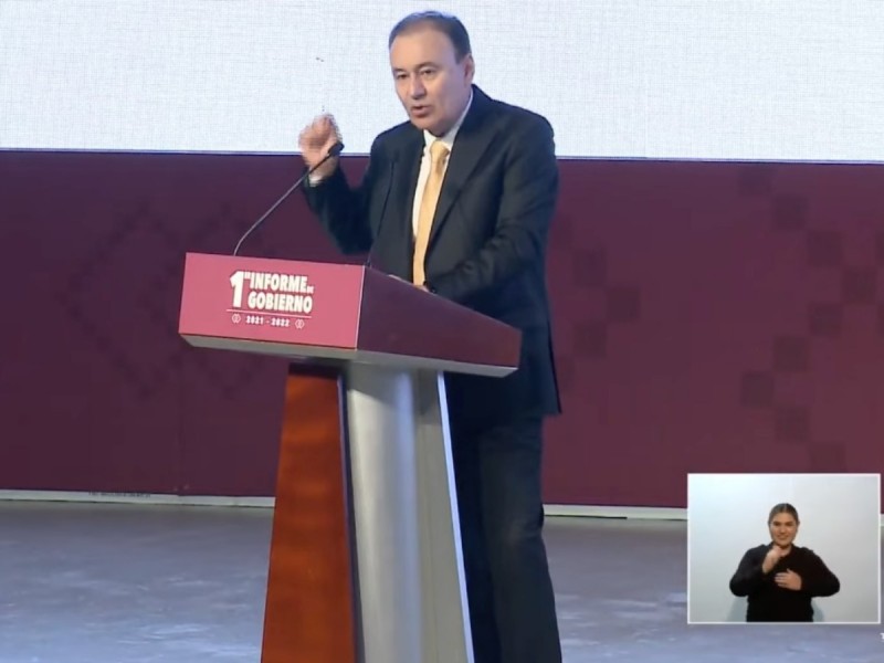 Gobernador Alfonso Durazo presenta Primer Informe de Gobierno en Sonora ...